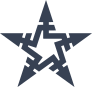 Lines Star Sticker