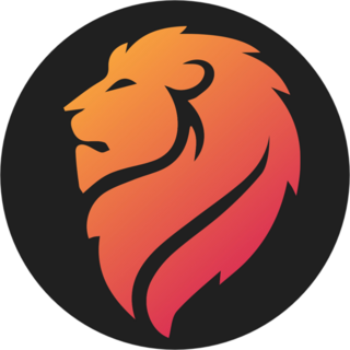 Lion Head Logo Sticker