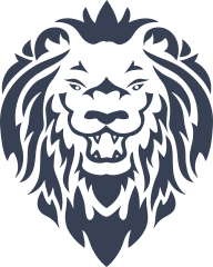 Lion Head Smiling Sticker