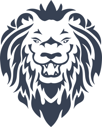 Lion Head Smiling Sticker