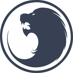 Lion In A Circle Sticker