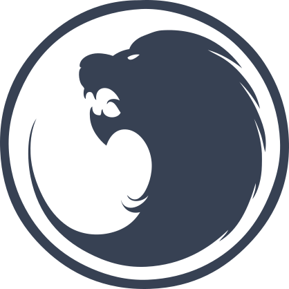 Lion In A Circle Sticker