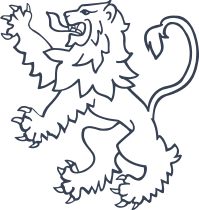 Lion Rampant Sticker