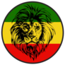Lion Rastafari Flag Jamaica Sticker
