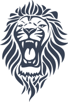 Lion Roaring Sticker