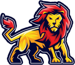 Lion Sport Logo Sticker