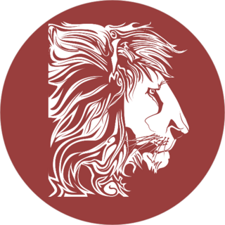 Lion Vector Circle Sticker