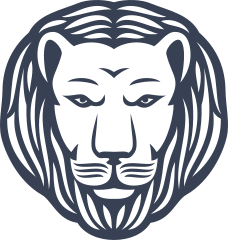 Lion With Combed Mane Sticker