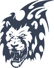 Lion With Tribal Mane