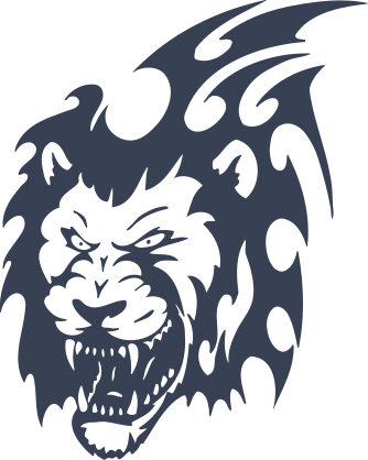 Lion With Tribal Mane