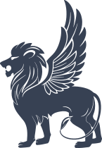 Lion With Wings Sticker