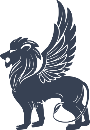 Lion With Wings Sticker