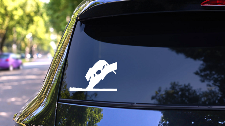 Lioness Lion Sticker on a Rear Car Window (New) example