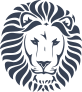 Lions Head Sticker