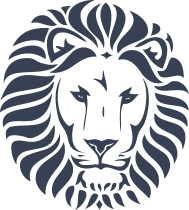Lions Head Sticker