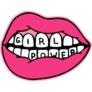 Lips, Girl Power Tattoo Sticker