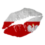 Lips In Poland National Flag Sticker