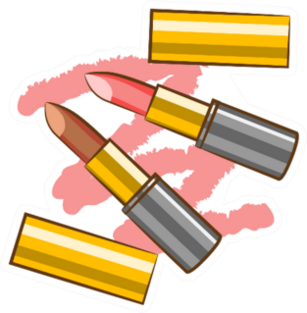 Lipstick Graphic Sticker
