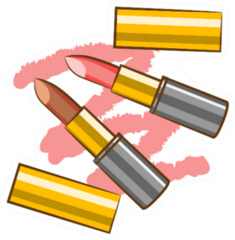 Lipstick Graphic Sticker