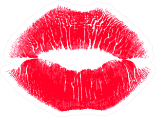 Lipstick Kiss Sticker