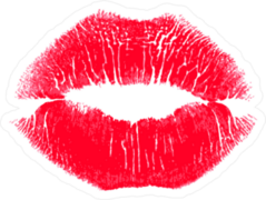 Lipstick Kiss Sticker
