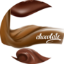 Liquid Chocolate, Caramel Or Cocoa Illustration Sticker