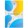 Liquid Shape Argentina Flag Sticker