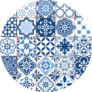 Lisbon Portugal Geometric Azulejo Tile Sticker