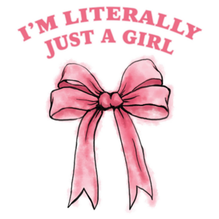 Literally A Girl Sticker