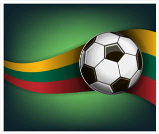 Lithuania Soccer Sticker