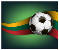Lithuania Soccer Sticker
