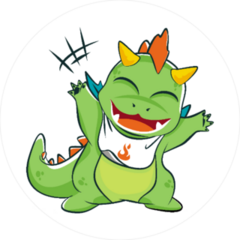 Little Baby Dragon Sticker