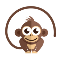 Little Baby Monkey Sticker