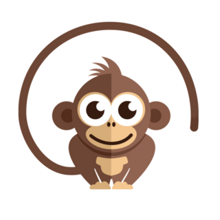 Little Baby Monkey Sticker