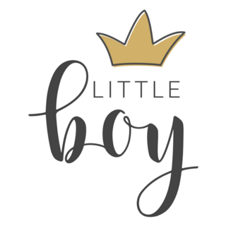 Little Boy Crown Sticker