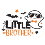 Little Brother Halloween Ghost Sticker