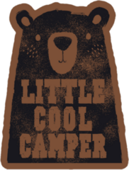 Little Cool Camper Sticker