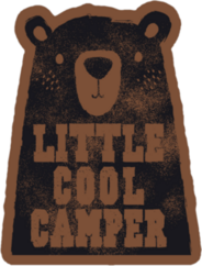 Little Cool Camper Sticker