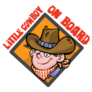 Little Cowboy On Board Sticker
