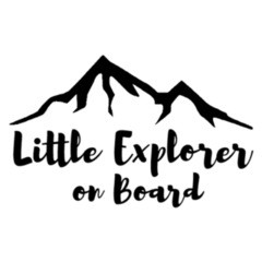 Little Explorer On Board Sticker 