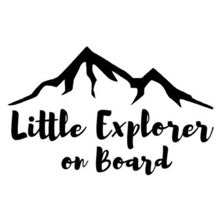 Little Explorer On Board Sticker 
