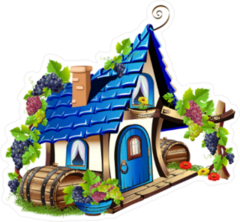 Little Fairy Tale House Sticker