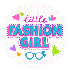 Little Fashion Girl Sticker