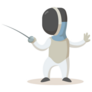 Little Fencer Sticker
