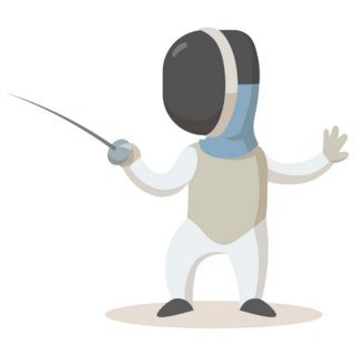 Little Fencer Sticker