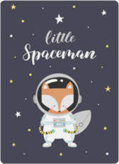 Little Fox In A Space Suit Sticker