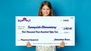 Little Girl Holds Giant Check For New Playground