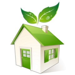 Little Green House Sticker