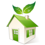 Little Green House Sticker