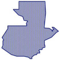 Little Guatemala Map Sticker